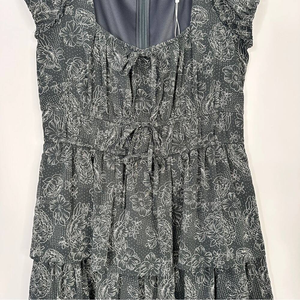 Likely Moss Dress Size 2 charcoal and Ivory #0008 - Picture 5 of 10